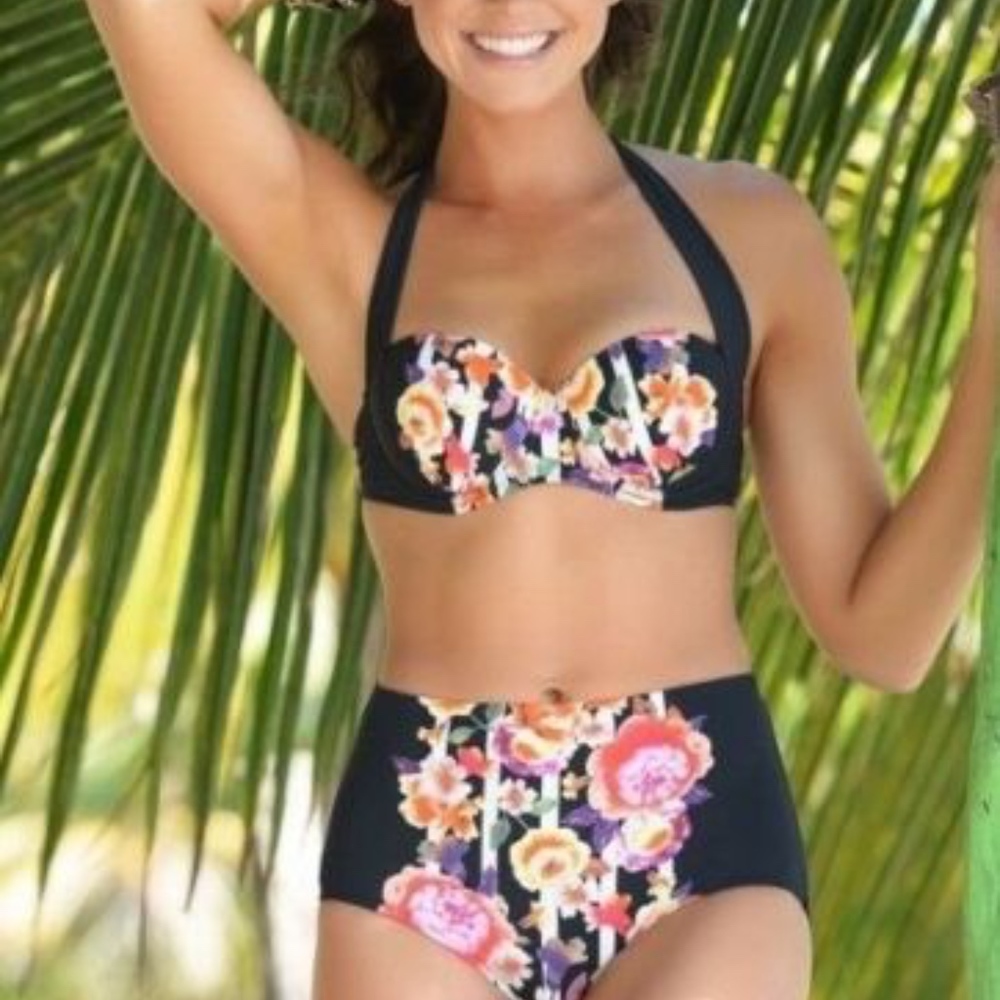 $181 SEAFOLLY US 4 ROMEO ROSE PUSH UP never worn